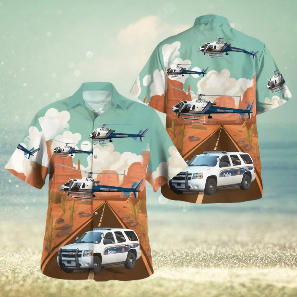 Phoenix Arizona Phoenix Police Department Chevrolet Tahoe And Eurocopter As350 B3 Helicopter Hawaiian Shirt - Limotees