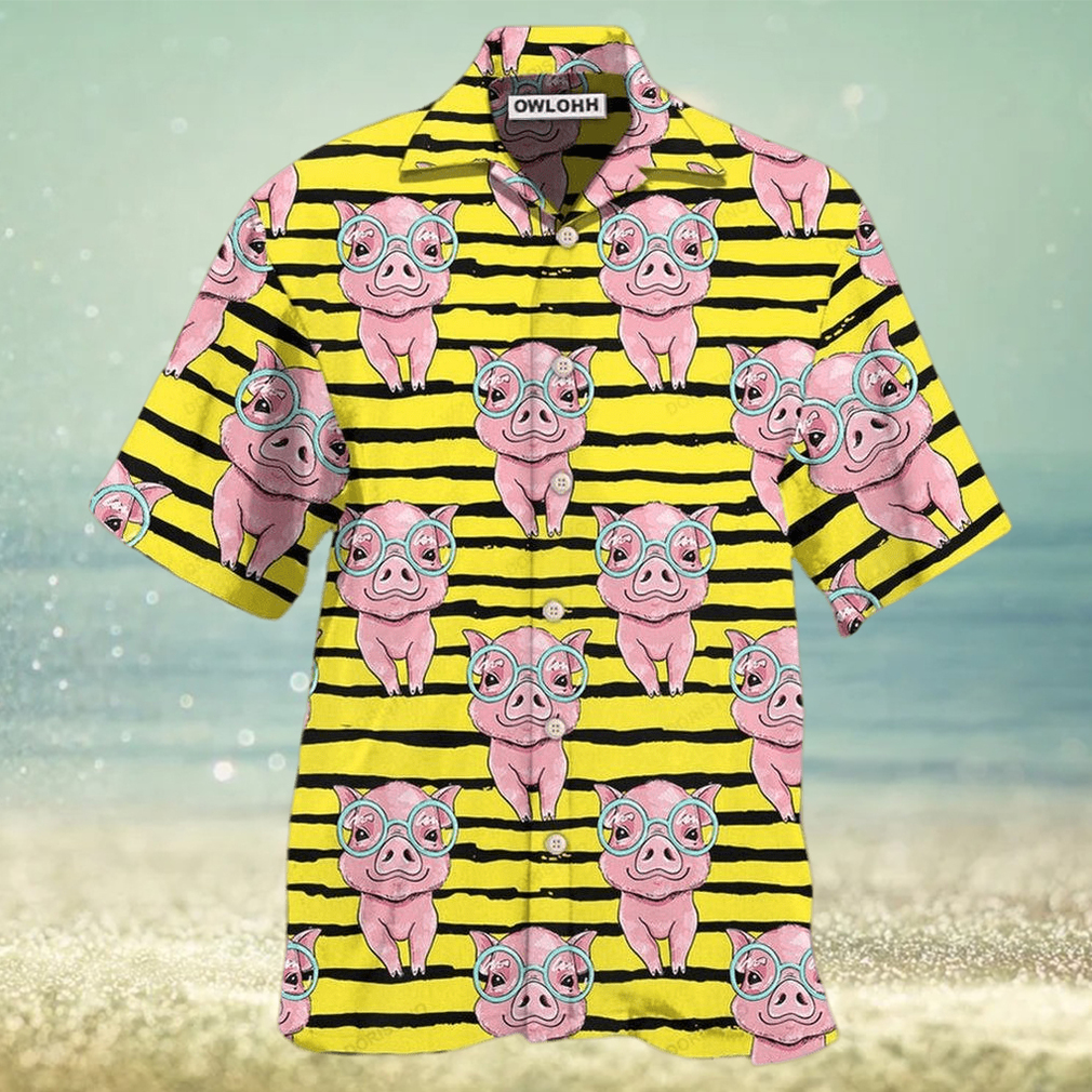 Pig Cartoon Hawaiian Shirt - Limotees