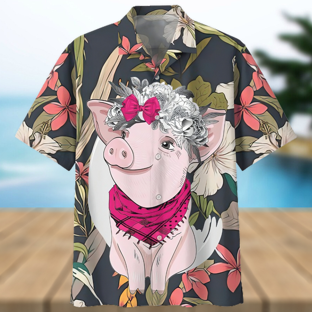 Pig Gray Amazing Design Unisex Hawaiian Shirt - Limotees