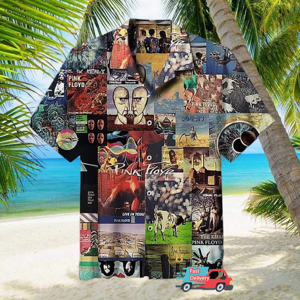 Pink Floyd Collage Universal Retro Hawaiian Shirt - Limotees