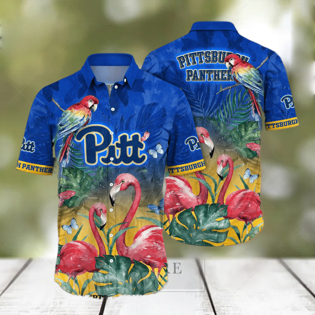 Pittsburgh Panthers NCAA Flower Full Print Unisex Hawaiian Shirt - Limotees