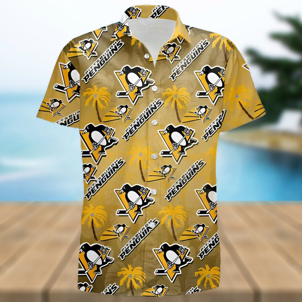 Pittsburgh Penguins Hockey Team 3D Print Hawaii Gift For Summer Hawaiian Shirt - Limotees