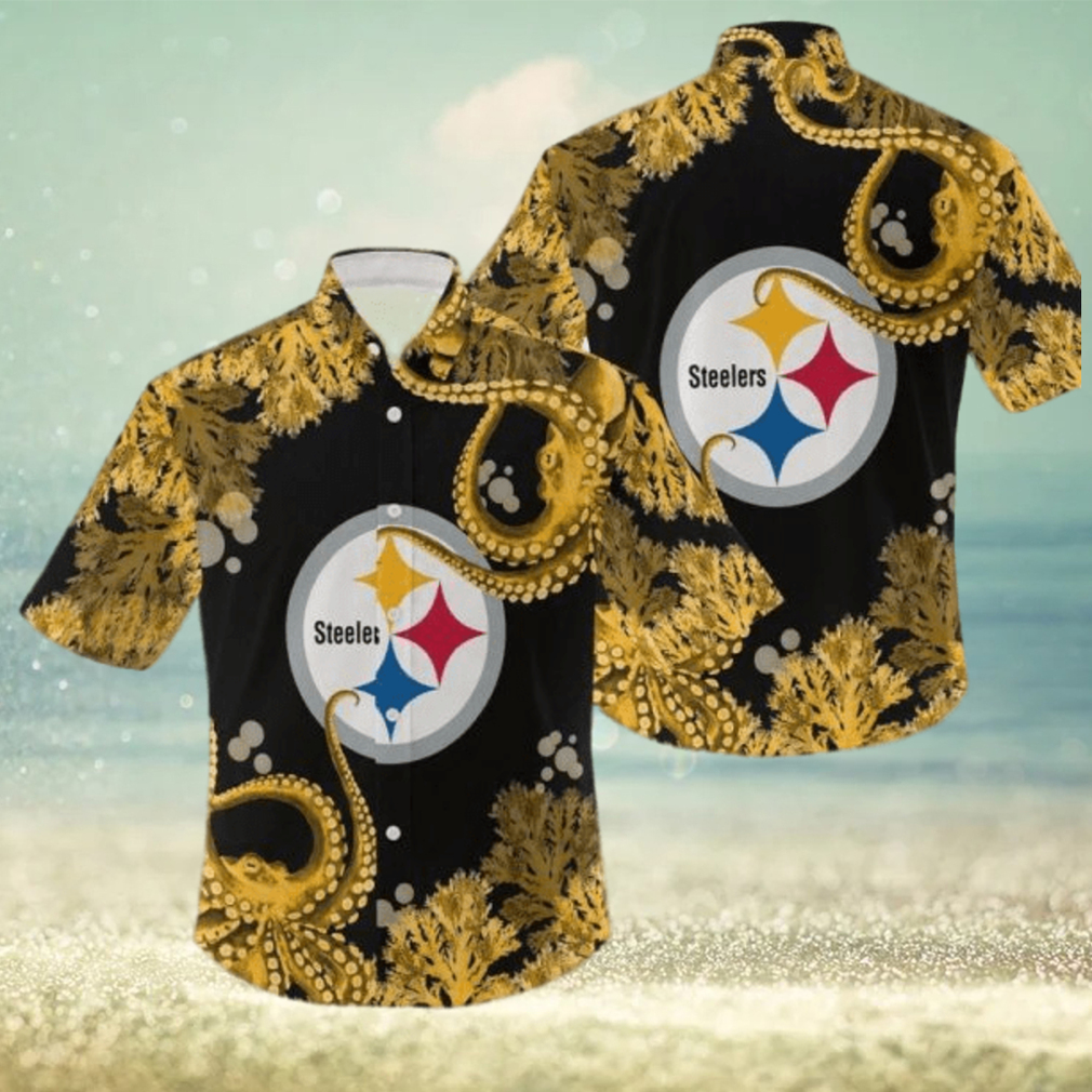 Pittsburgh Steelers NFL Authentic Trending Hawaiian Shirt Tropical Gift For Men And Women Fans - Limotees