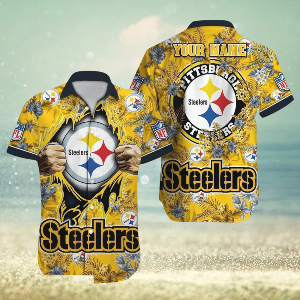 Pittsburgh Steelers NFL Hawaiian Shirt Custom Name For Fans - Limotees