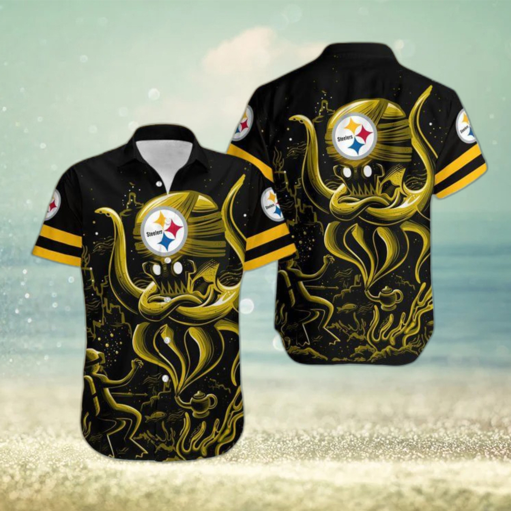 Pittsburgh Steelers Octopus Alibaba Genie Hawaiian Shirt Fans Gift For Halloween - Limotees