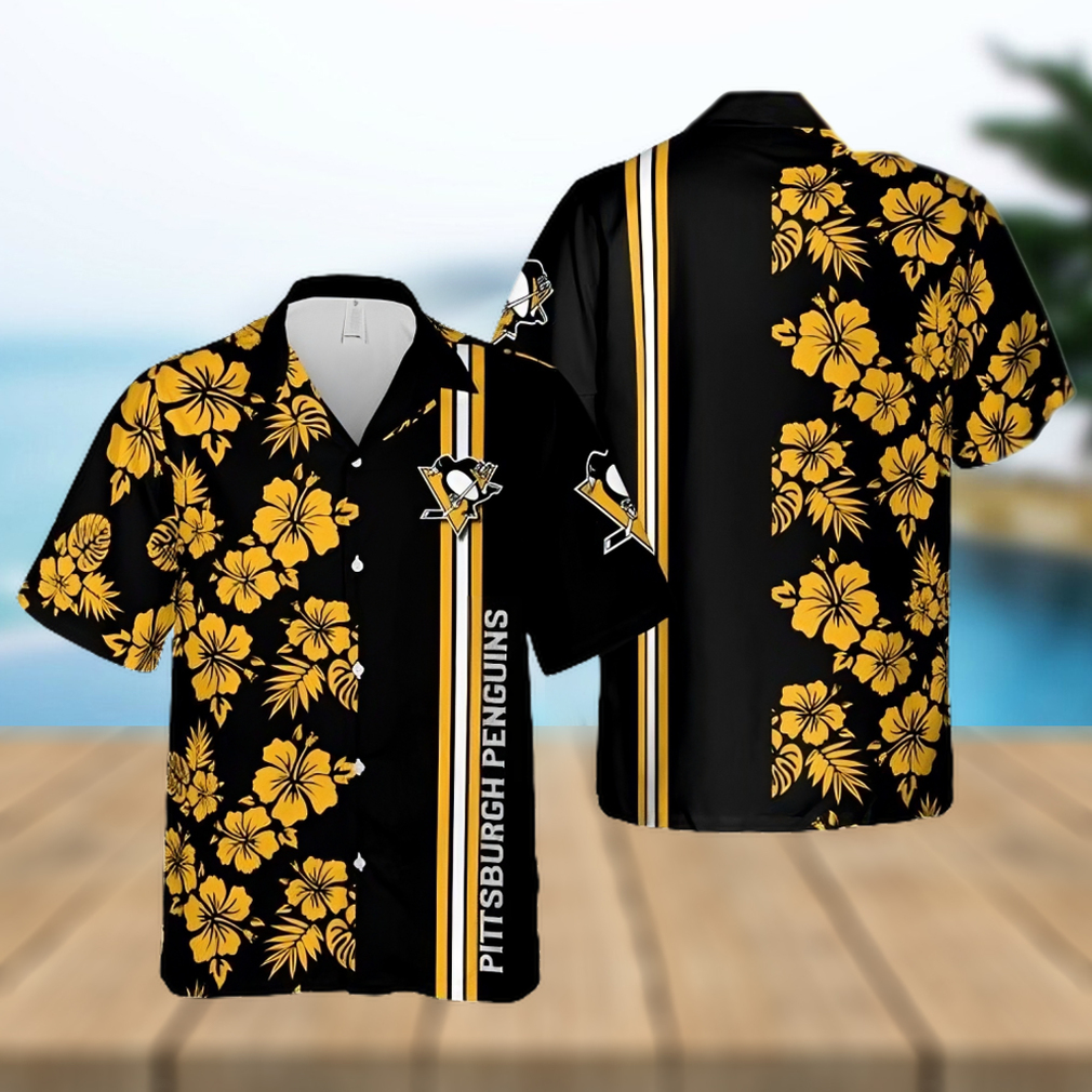 Pittsburgh penguins Nhl Pittsburgh Hawaii Floral Ice Hockey Unisex Shirts - Limotees