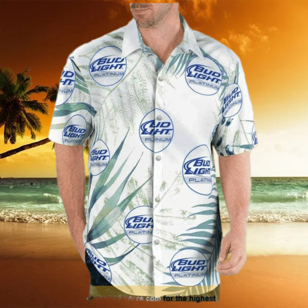 Platinum Bud Light Funny Hawaiian Shirt Gifts For Beer Drinkers - Limotees