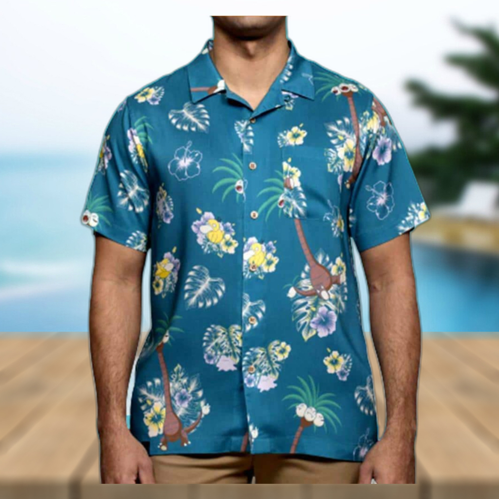 Pokemon Alolan Exeggutor And Friends Pokemon Hawaiian Shirt Gift For Best Friends - Limotees