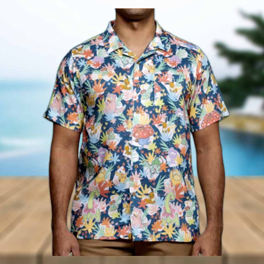 Pokemon Blossoming Friendships Hawaiian Shirt Summer Beach Gift - Limotees