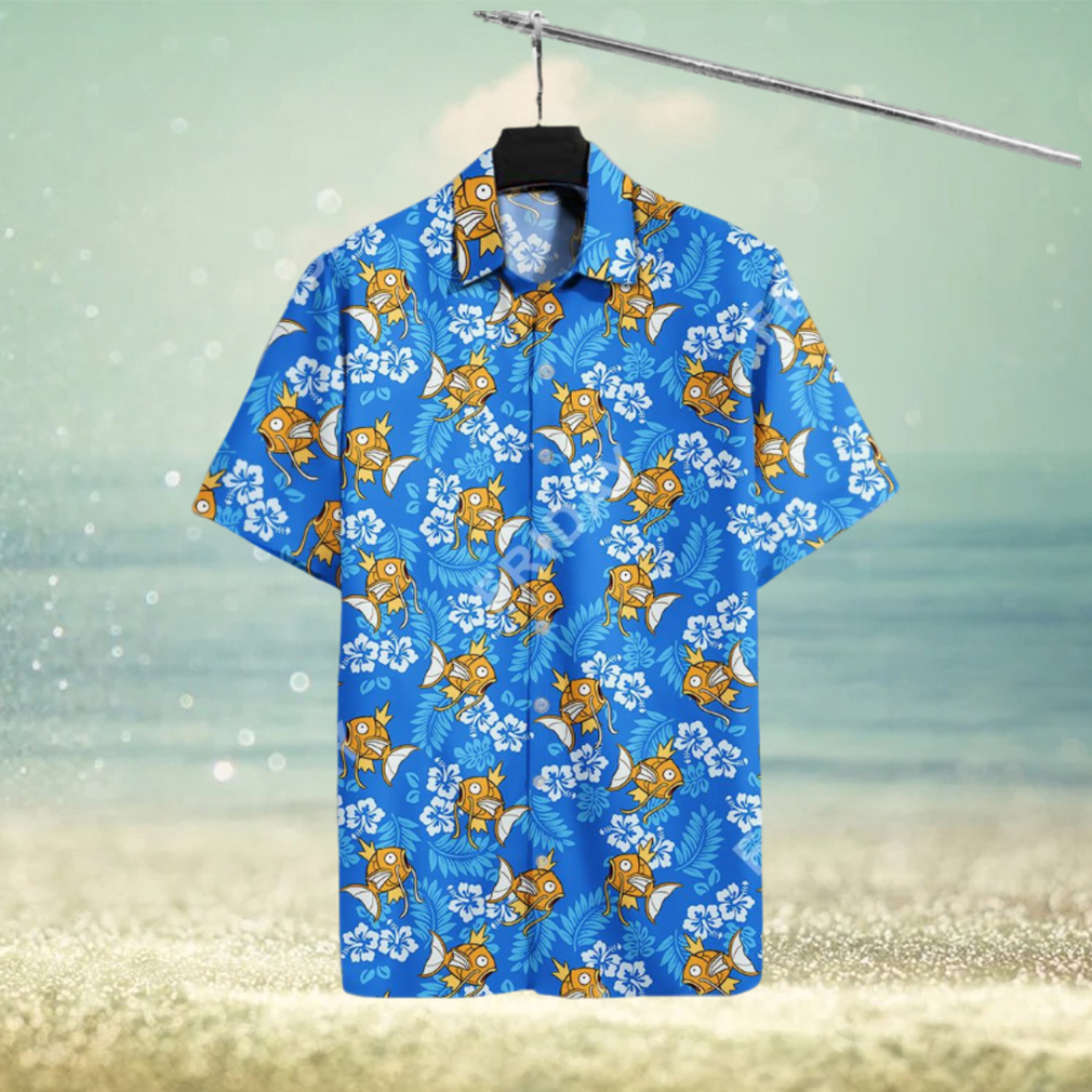 Pokemon Hawaiian T Shirt Magikarp Hawaii Shirts Pokemon Aloha Shirts - Limotees