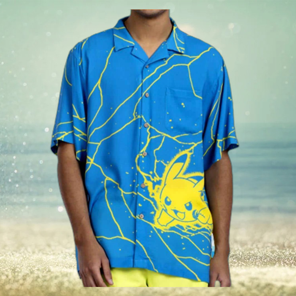 Pokemon Lightning Hawaiian Shirt Beach Gift For Best Friends - Limotees