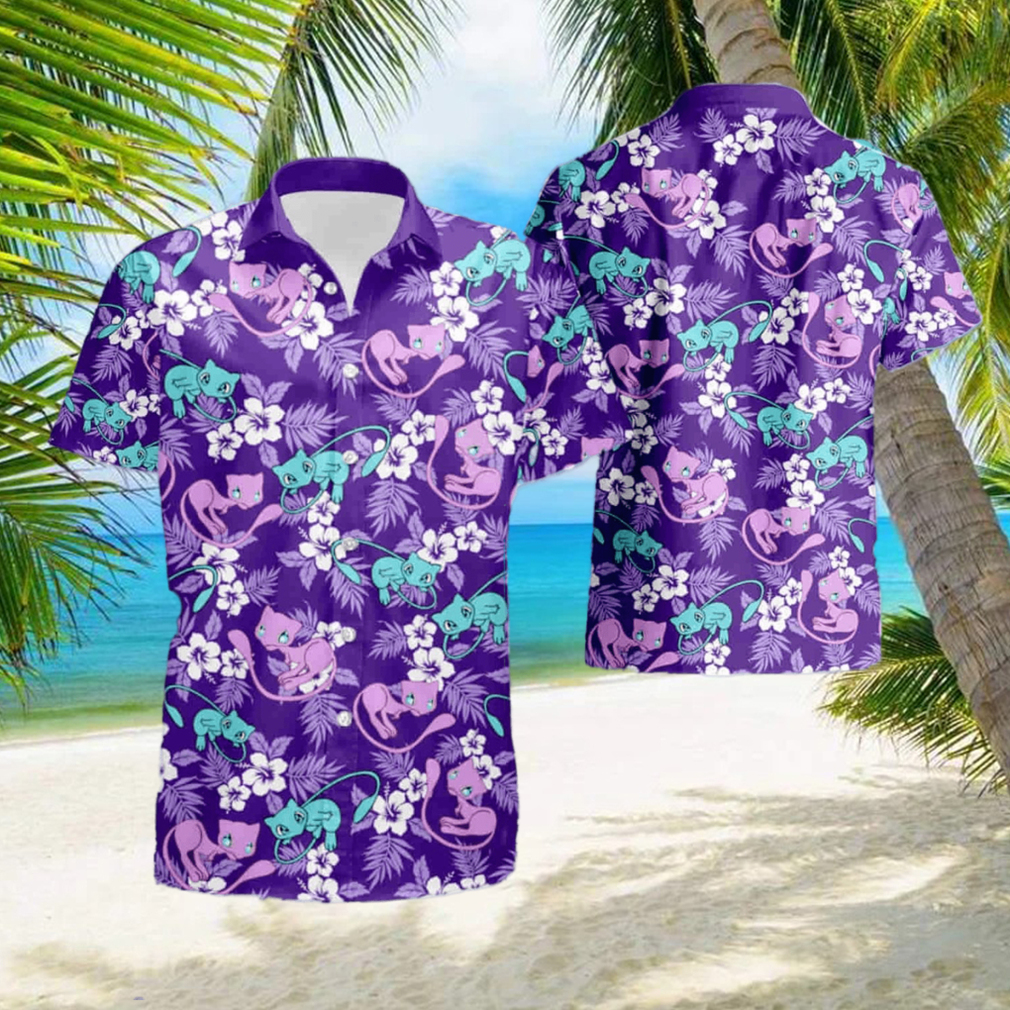 Pokemon Mew Pokemon Shirt Hawaiian Shirt - Limotees