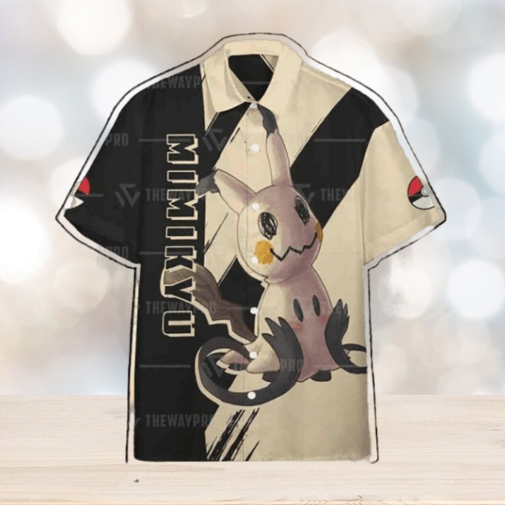 Pokemon Mimikyu Funny 3D Hawaiian Shirt - Limotees