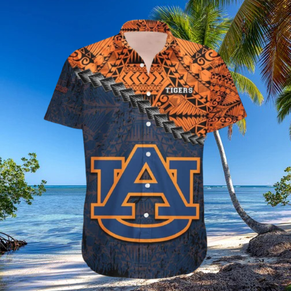 PolyPolynesian NCAA Auburn Tigers Hawaiian Shirt - Limotees