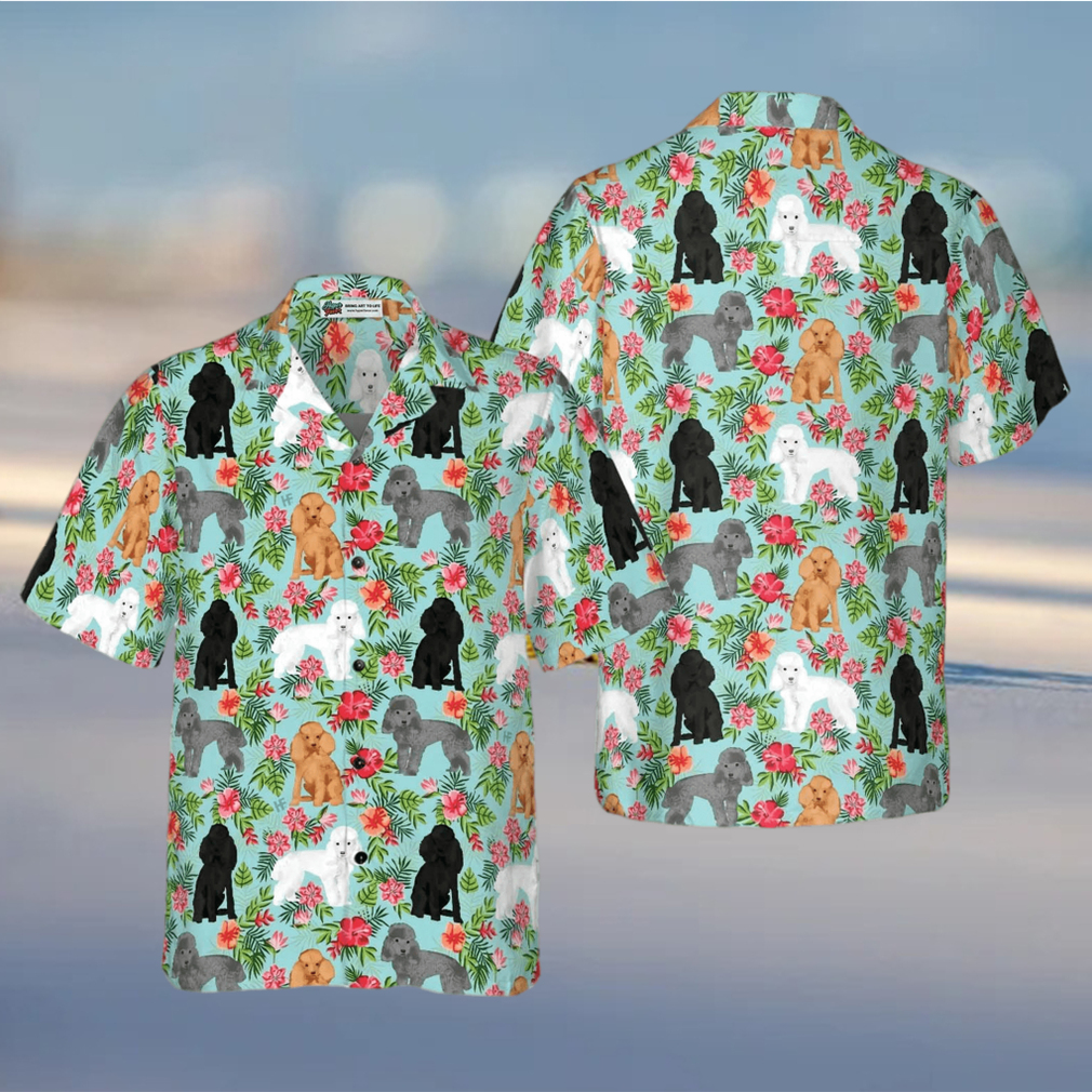 Poodle Shirt For Men Blud Hawaiian Shirt - Limotees