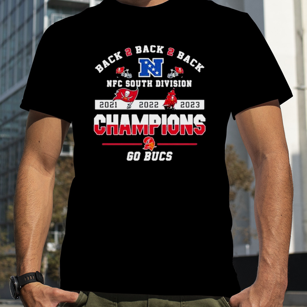 Tampa Bay Buccaneers NFC South Division Champions 2021 2022 2023 Go Bucs Shirt