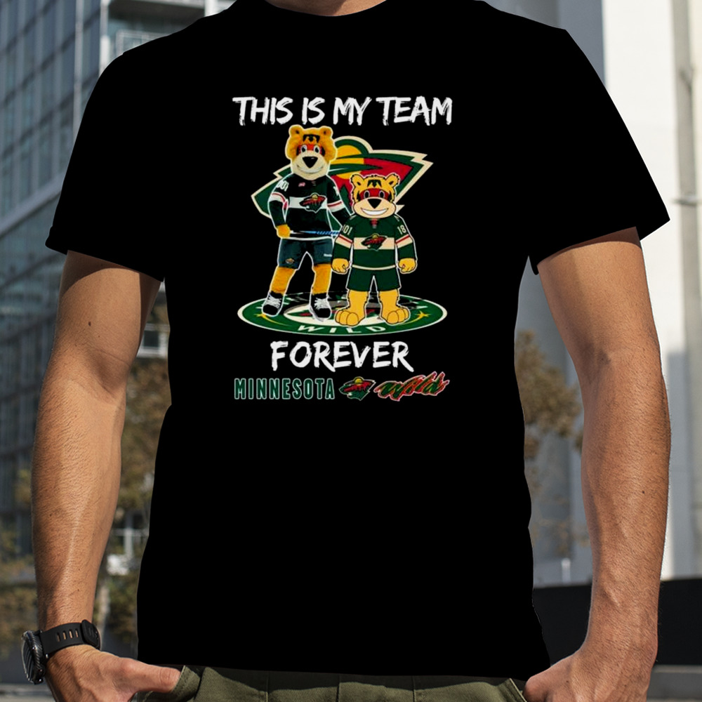 This Is My Team Forever Minnesota Wild Mascot Shirt