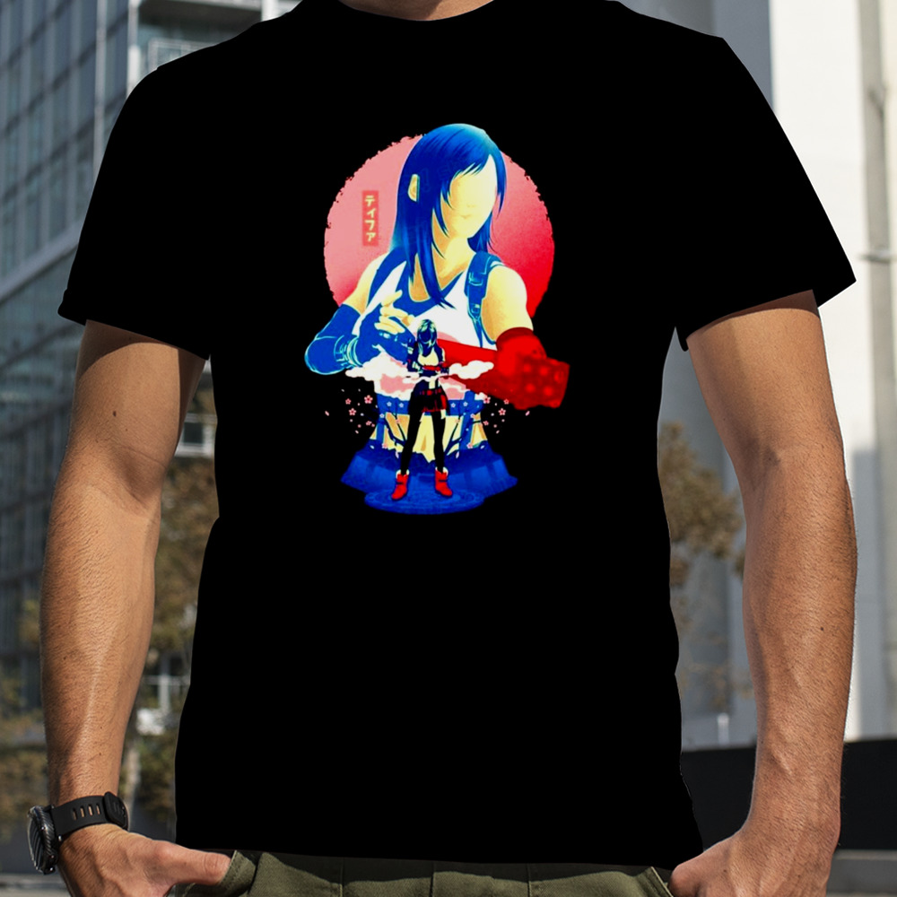 Tifa Lockhart Final Fantasy and Ehrgeiz Seventh Heaven’s Fist shirt