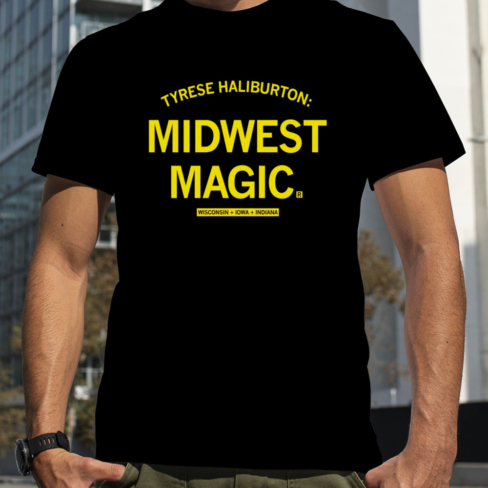 Tyrese haliburton midwest magic shirt