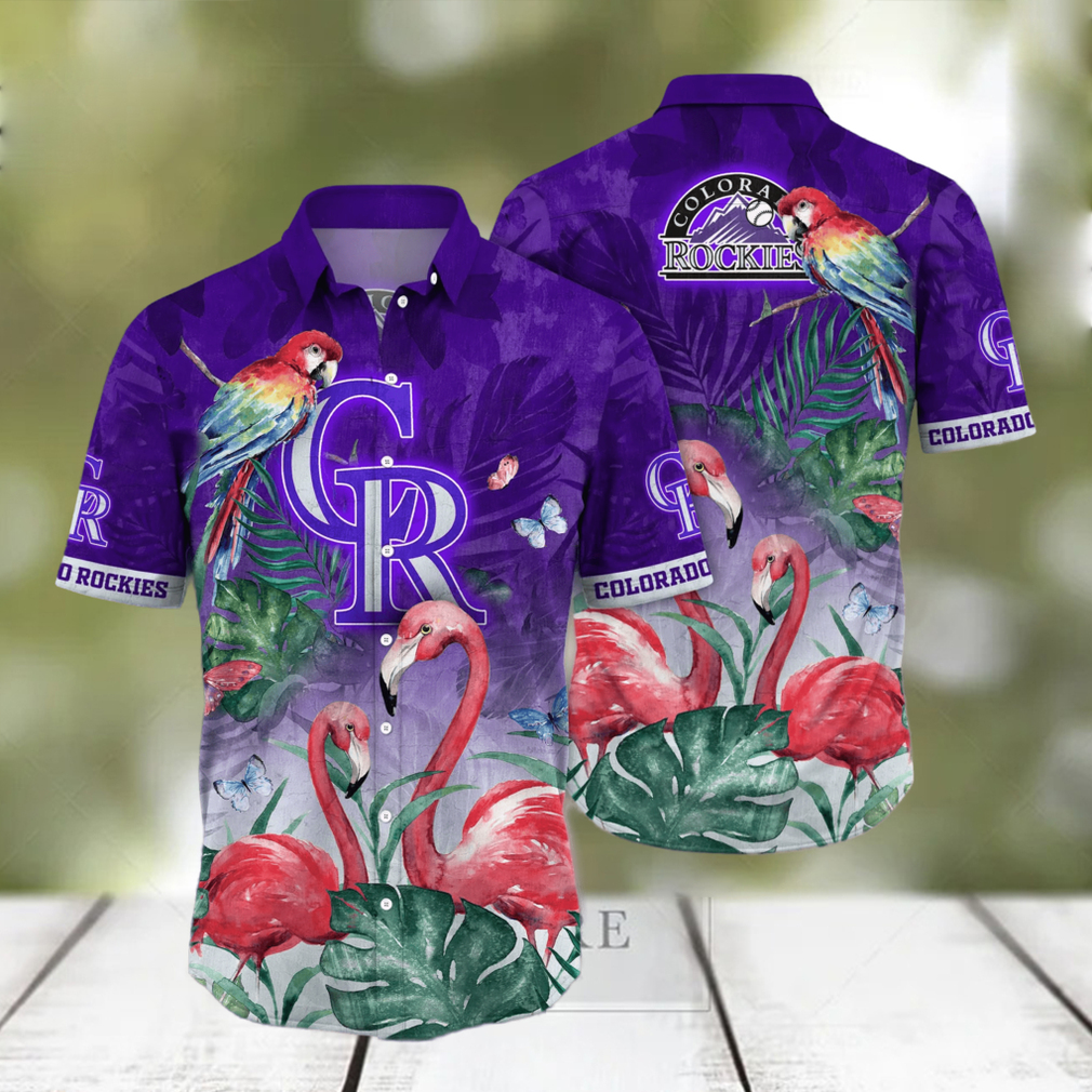 olorado Rockies MLB Hawaiian Shirt Sunsets Aloha Shirt - Limotees