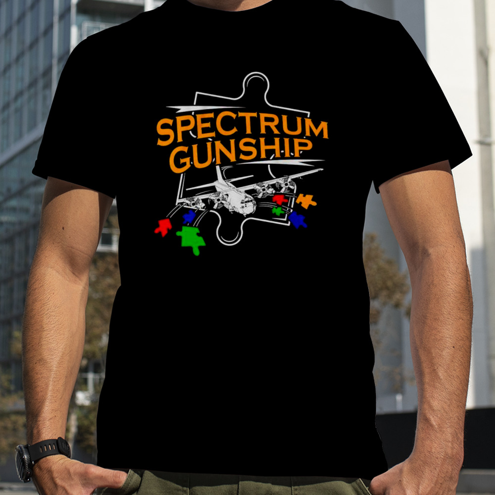 Autism spectrum gunship shirt