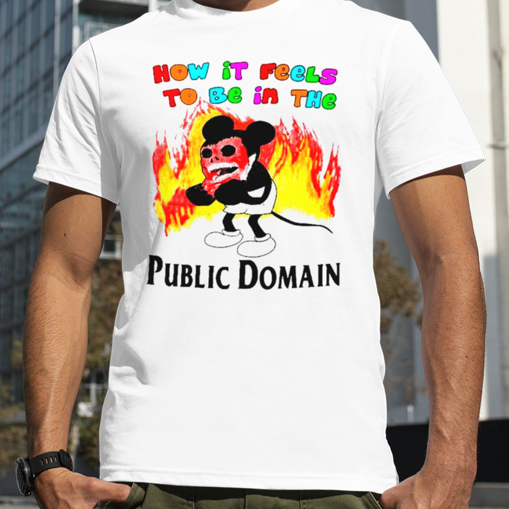 How it feels to be in the public domain shirt