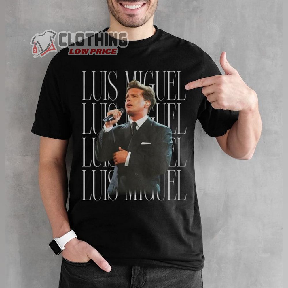 Luis Miguel Graphic Shirt,  Graphic Luis Miguel Tour 2024 Shirt Luis Miguel Fan Gift Shirt