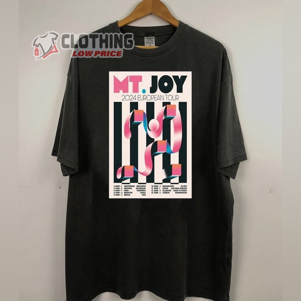 MT Joy European Tour 2024 Shirt, Mt.Joy Tour 2024 Unisex T-Shirt