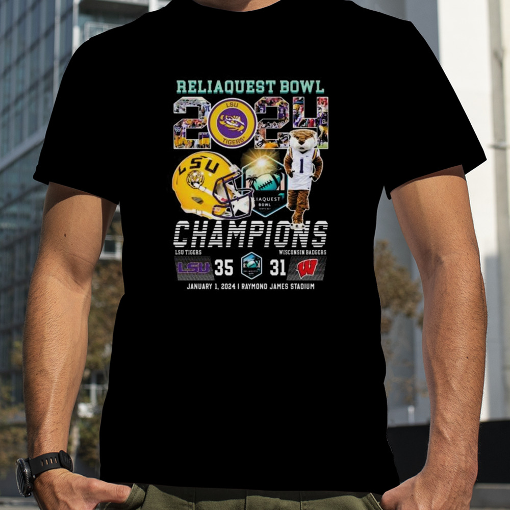 Michigan Wolverines Mascot Reliaquest Bowl 2024 Champions Shirt