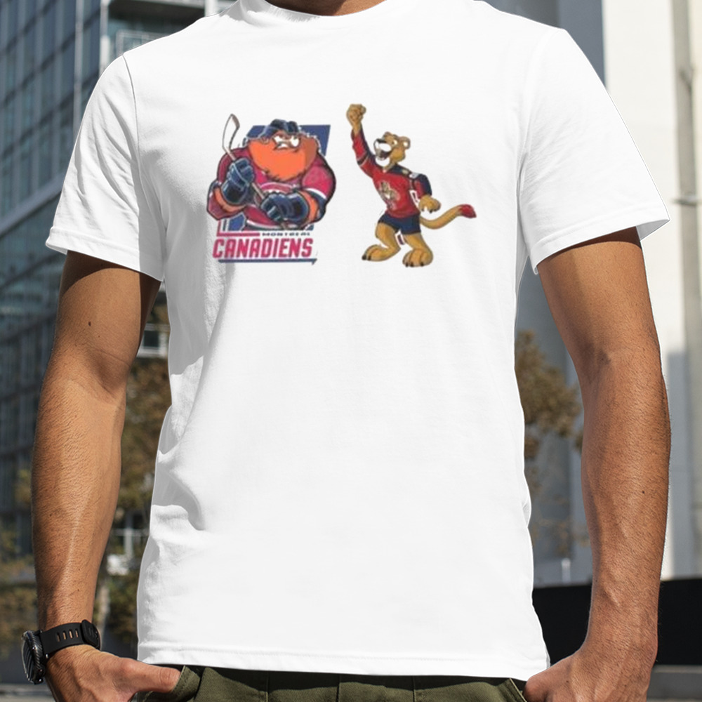 Montreal Canadiens VS Florida Panthers NHL Mascot T-Shirt