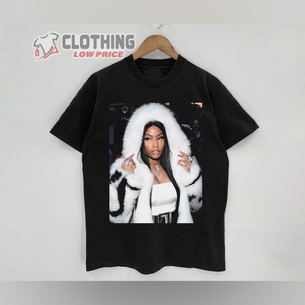 Nicki Minaj Black T-Shirt, Nicki Bootleg Inspired Tee, Nicki Minaj Shirt, Rapper Legend Singer Music Shirt, Gift For Nicki Fan