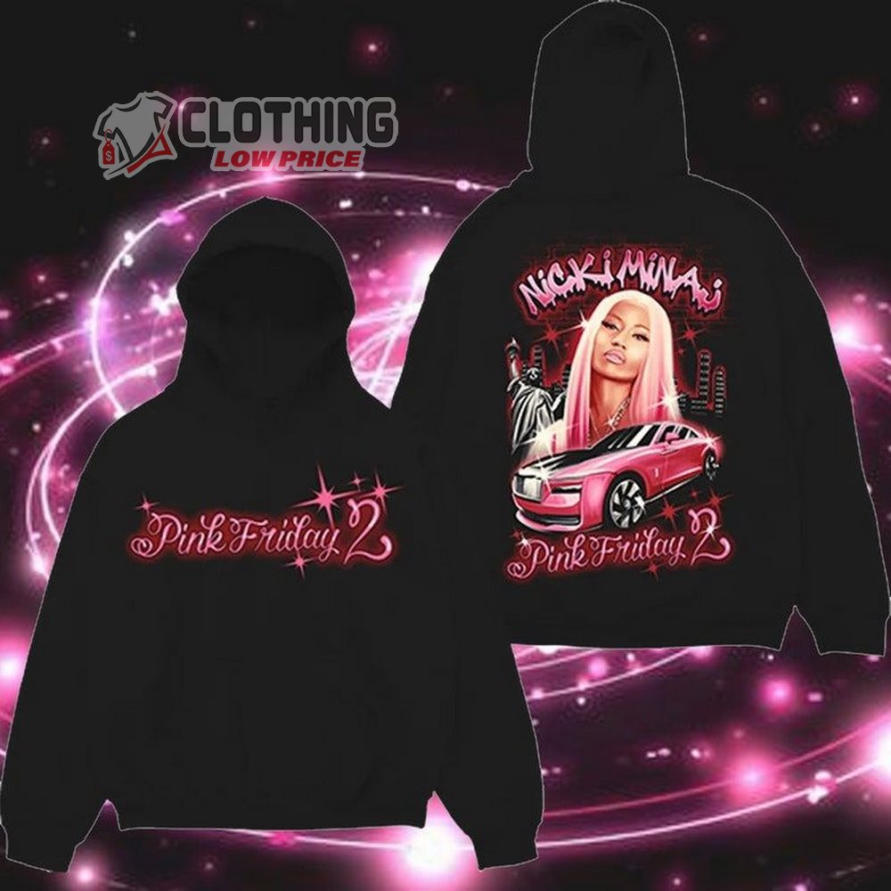 Nicki Minaj Hoodie, Nicki Minaj World Tour 2024 Merch, Nicki Minaj Album T-Shirt, Pink Friday Fan Tee, Nicki Minaj Gift For Fan