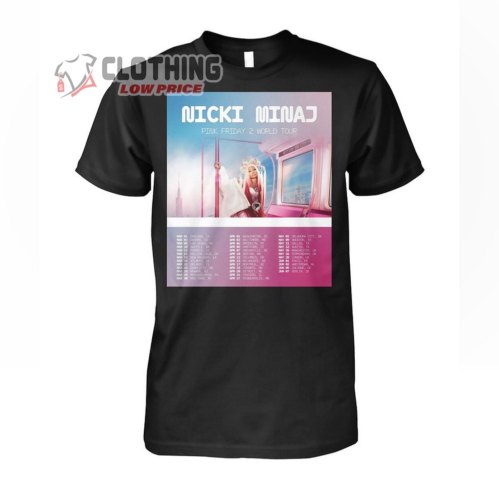 Nicki Minaj Pink Friday 2 World Tour 2024 Merch, Nicki Minaj Pink