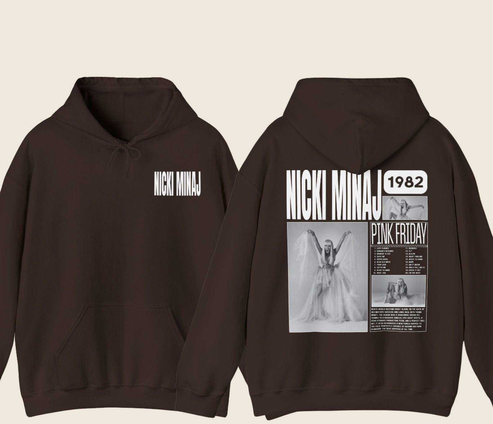 Nicki Minaj Pink Friday Album Hoodie, Nicki Minaj World Tour 2024 Sweatshirt, Nicki Minaj Tour Merch