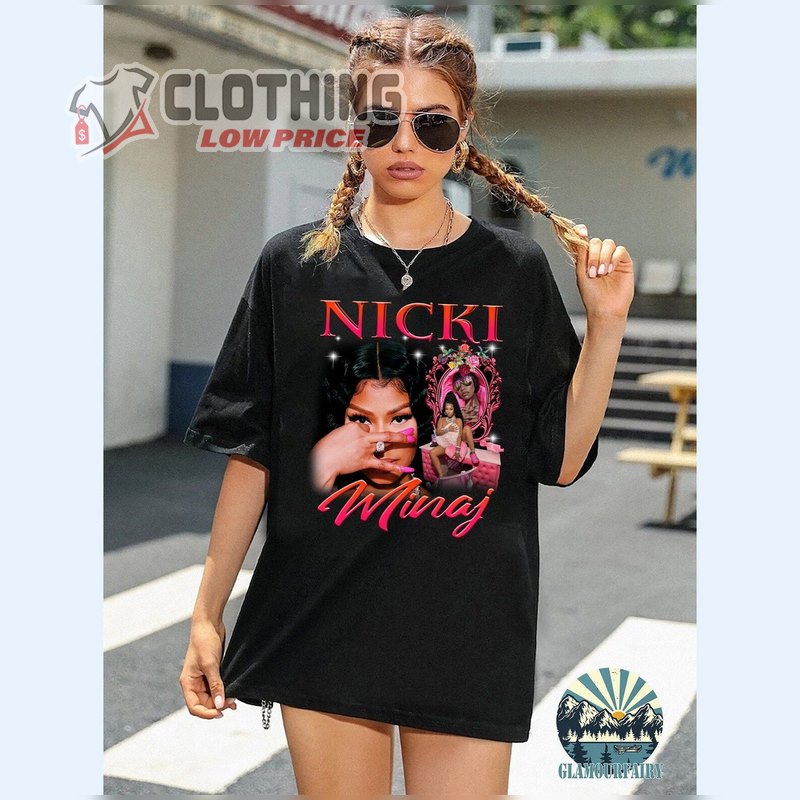 Nicki Minaj Shirt, Nicki Minaj Rapper 90's Shirt, Nicki Minaj Rap Hip Hop 90s Retro Vintage Shirt, Nicki Minaj Tour Merch