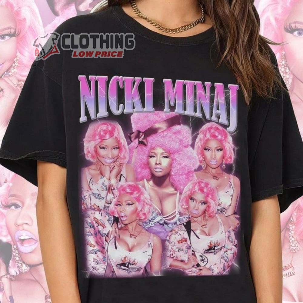 Nicki Minaj T-Shirt, Nicki Minaj World Tour 2024 Merch, Pink Friday 2 Merch, Nicki Minaj Shirt, Pink Friday 2 Tour Gift