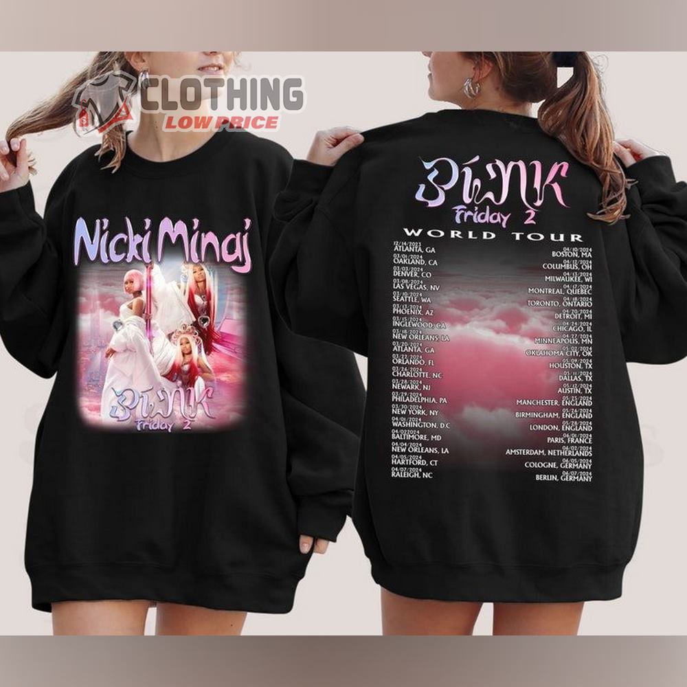 Nicki Minaj World Tour Shirt, Nicki Minaj Statue Tee, Gag City Shirt, Pink Friday 2 Merch, Nicki Minaj Shirt, Pink Friday 2 Tour Gift