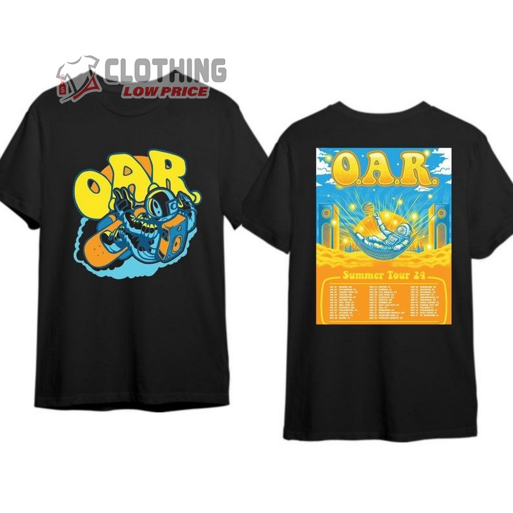 O.A.R. Band Tour 2024 Merch, O.A.R. Outline Summer 2024 Tour Shir, O.A.R. Concert 2024 T-Shirt