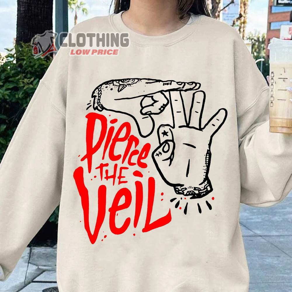 Pierce The Veil Las Vegas T-Shirt, The Jaws of Life Tour Dates 2023 Pierce The Veil Sweatshirt, Vintage Pierce The Veil Graphic Tee