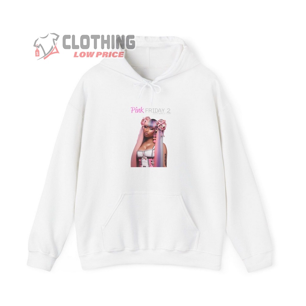 Pink Friday 2 2024 World Tour Merch, Nicki Minaj 2024 Tour Dates Hoodie