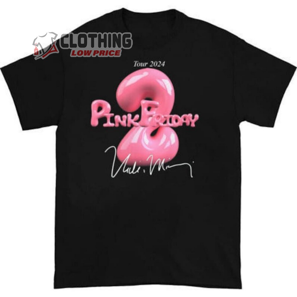 Pink Friday 2 Album Nicki Minaj Tour 2024 Signature Shirt