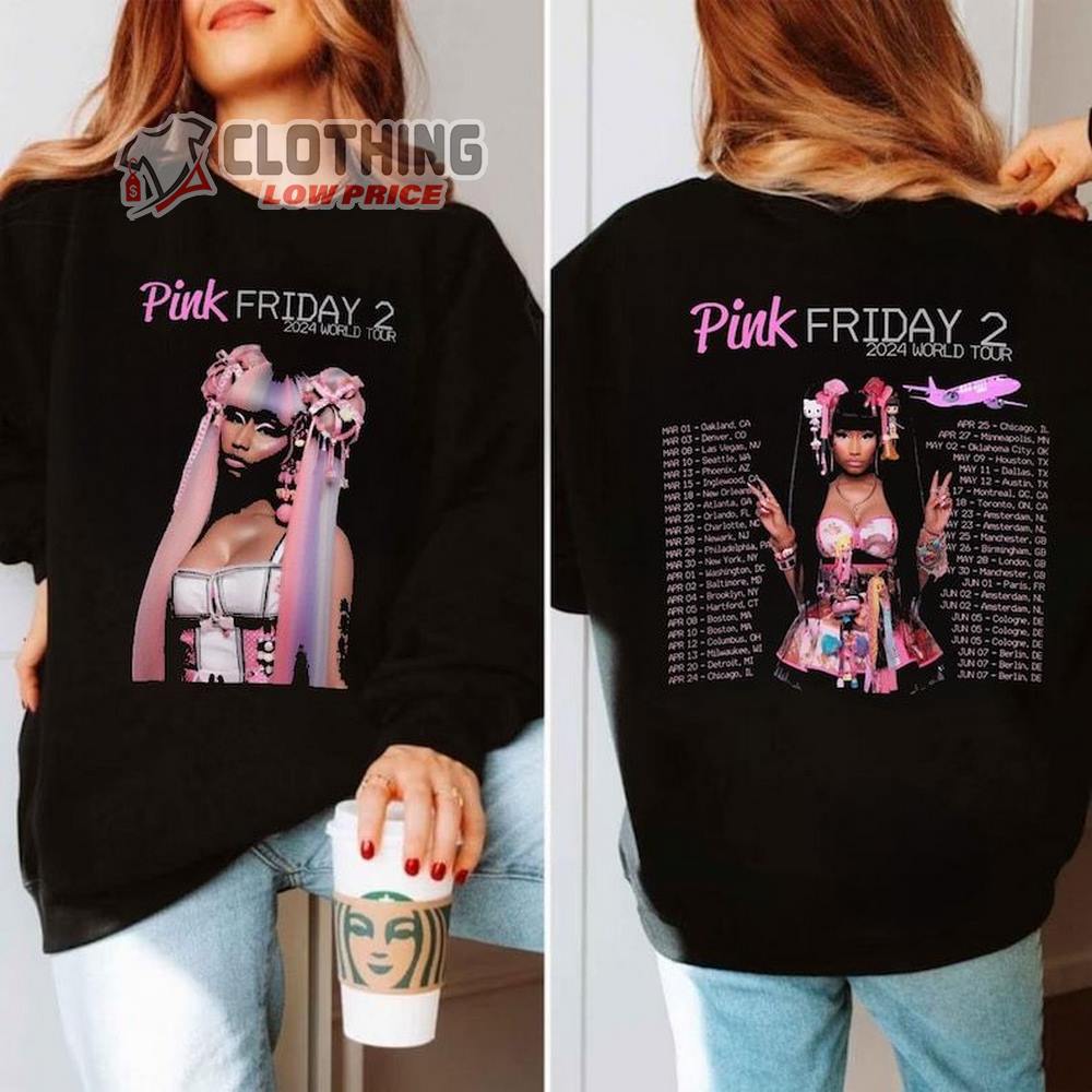 Pink Friday 2 Gag City 2024 World Tour Shirt, Nicki Minaj World Tour Shirt, Gag City Shirt, Nicki Minaj Statue Fan Gift