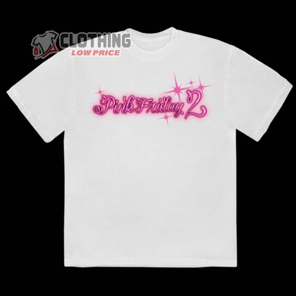 Pink Friday 2 Unisex Tee, Rapper Nicki Minaj Tour 2024 Shirt, Nicki Minaj Pink Friday 2 World Tour T-Shirt