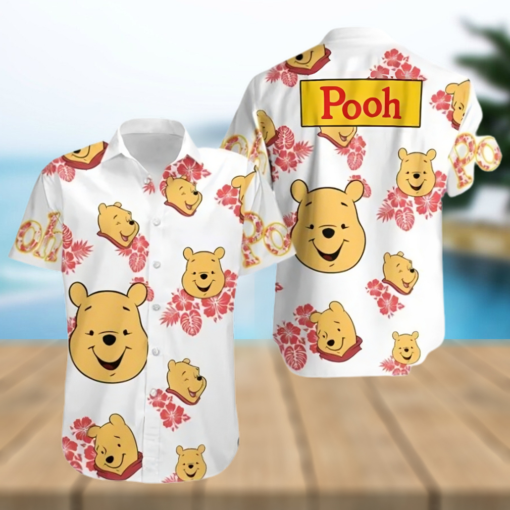 Pooh Head Winnie The Pooh Disney Cruise 2023 Disney Hawaiian Shirt - Limotees