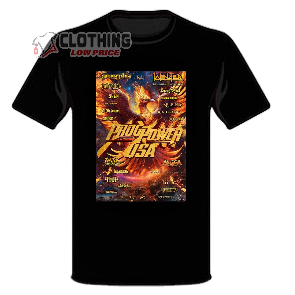 Prog Power USA Tour 2024 Festival T-Shirt