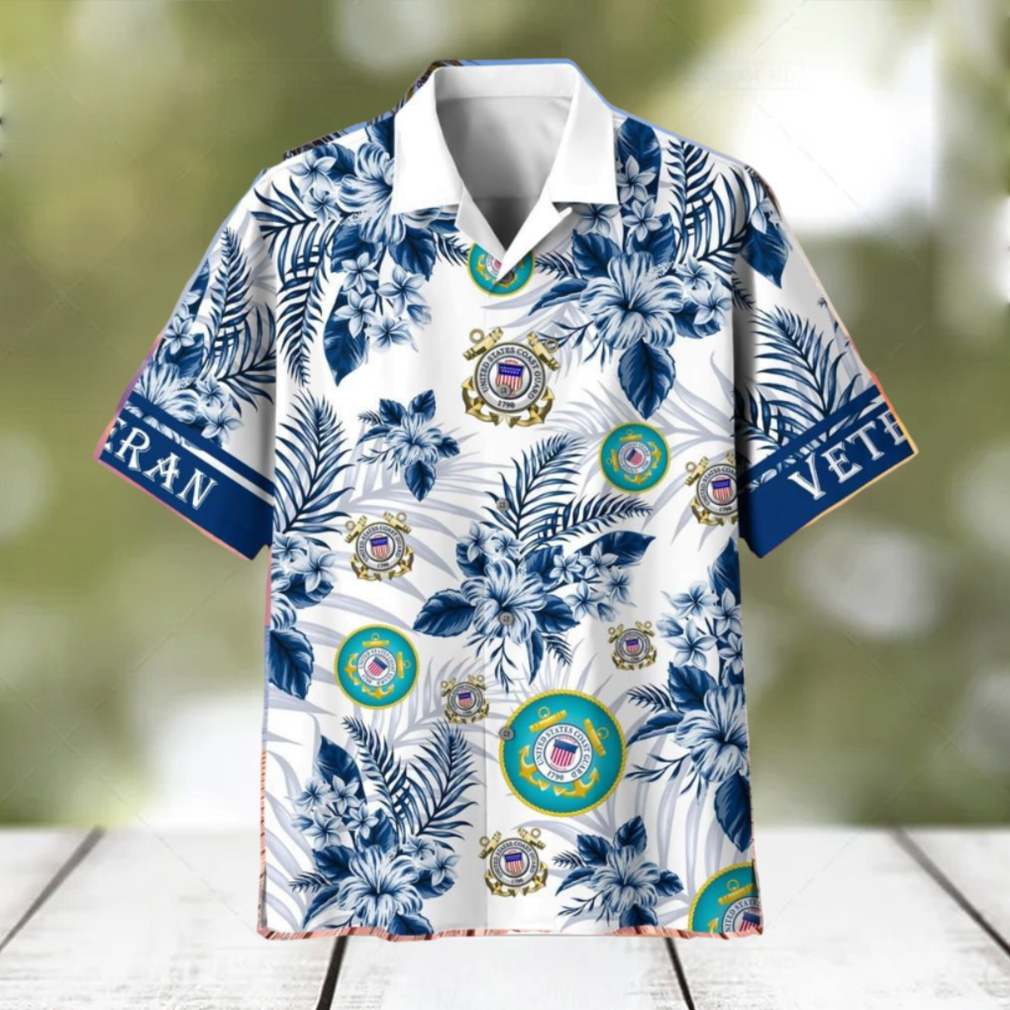 Proud US Coast Guard Hawaiian Shirt Veteran - Limotees