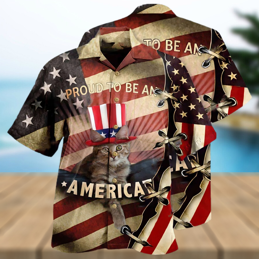 Pround To Be An Americat Hawaiian Shirt Independence Day Hawaiian Shirt - Limotees