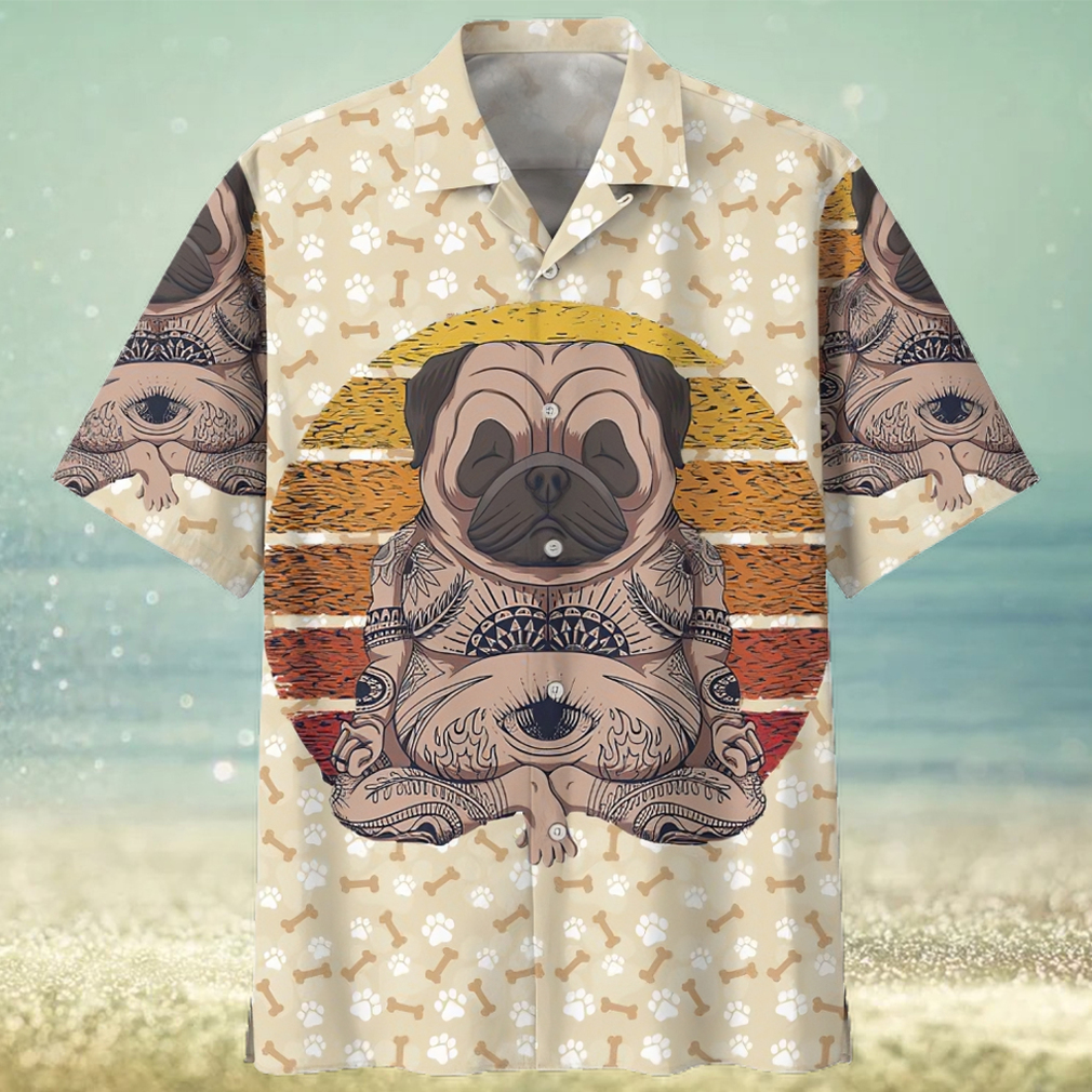 Pug Tan Nice Design Unisex Hawaiian Shirt - Limotees