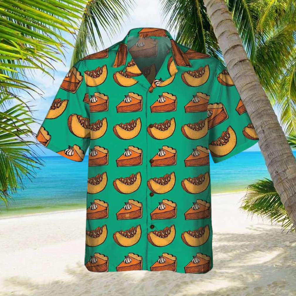 Pumpkin Pie Cream Thanksgiving Hawaiian Shirt Thanksgiving Outfit Ideas Men Gifts - Limotees