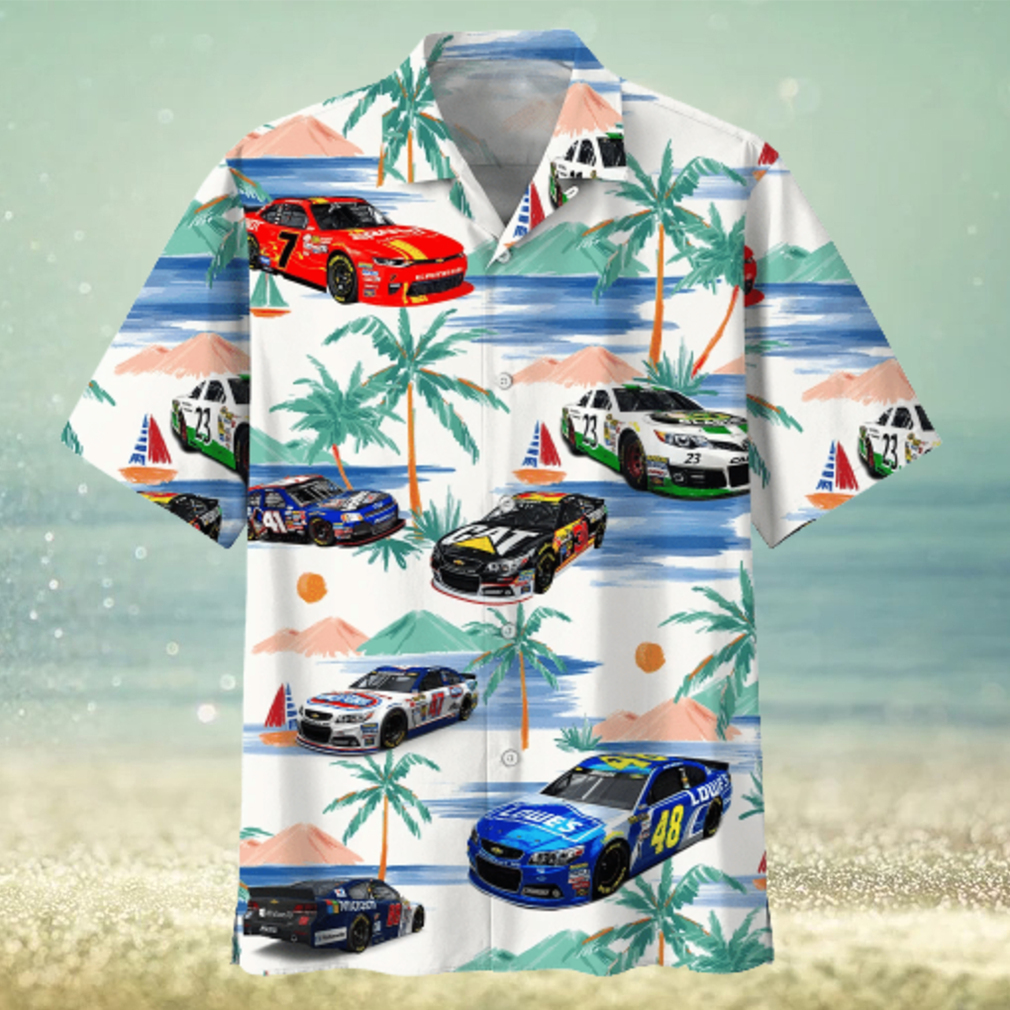 Racing Car Hawaiian Shirts - Limotees